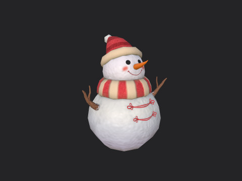 SnowMan 001 3D Model