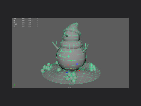 SnowMan 001 3D Model