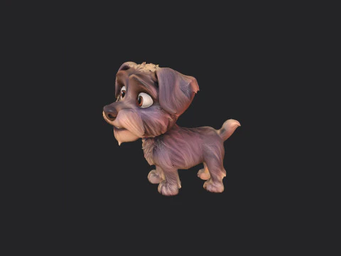 Puppy 001 3D Model
