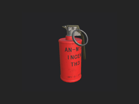 Hand Grenade 001 3D मॉडल