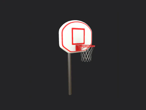 Canestro da basket 001 Modello 3D