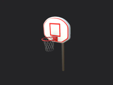 BasketballHoop 001 3D Model