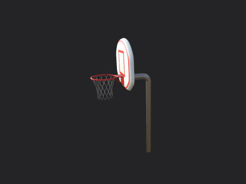 BasketballHoop 001 3D Model