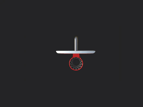 BasketballHoop 001 3D Model