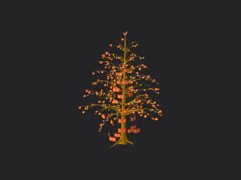 Christmas tree 001 3D Model