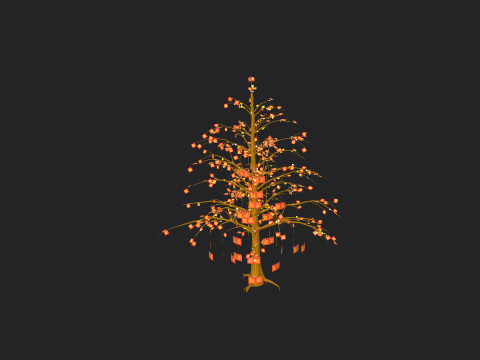 Christmas tree 001 Model 3D