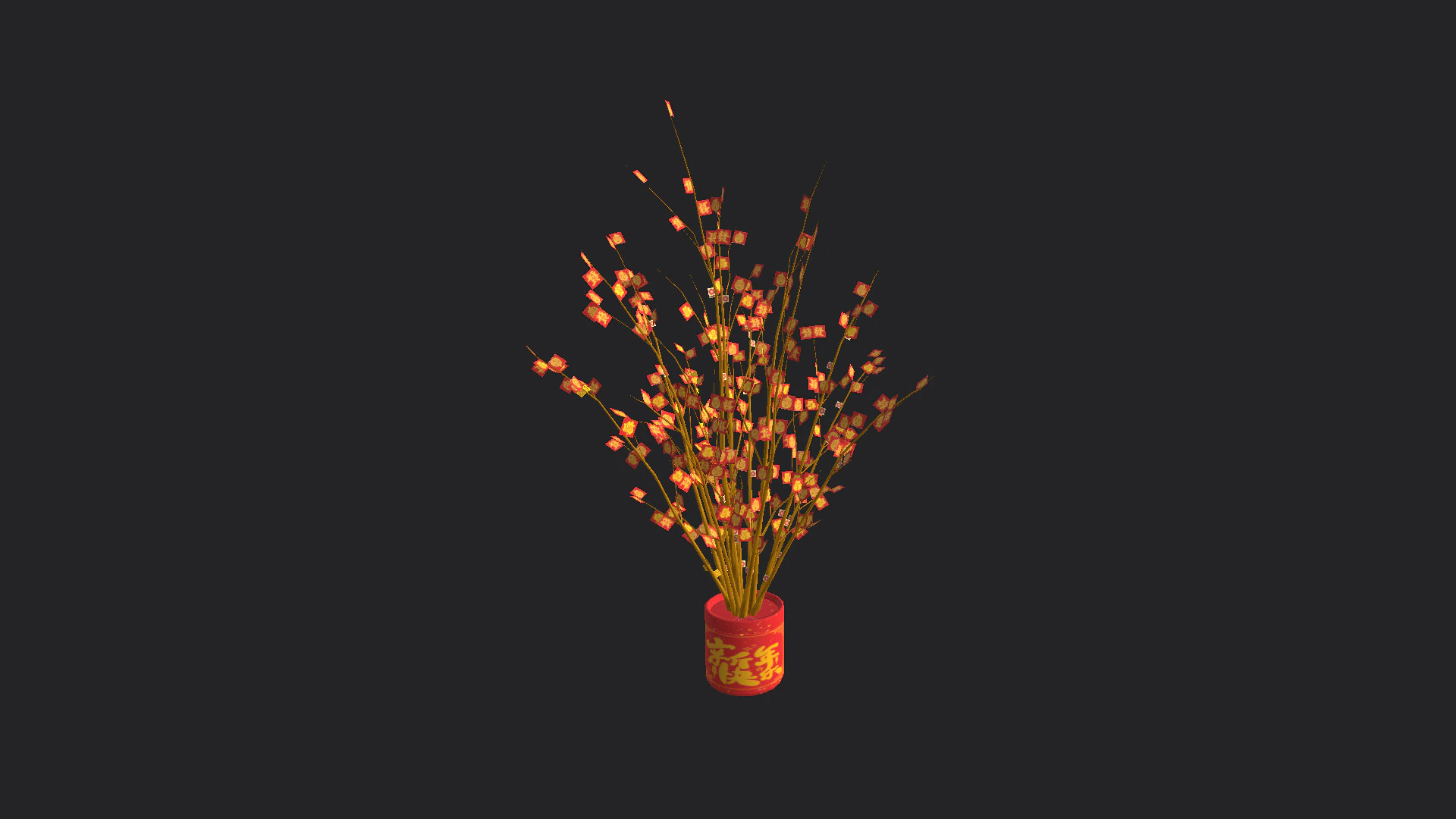 Christmas tree 002 3D Model .c4d .max .obj .3ds .fbx .stl .blend 