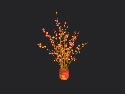 Christmas tree 002 3D Model