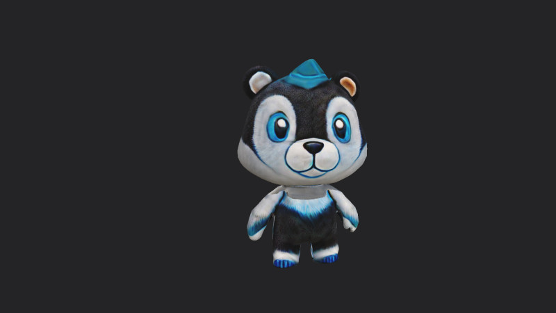 Plush toys 002 3D 모델 .c4d .max .obj .3ds .fbx .stl .blend