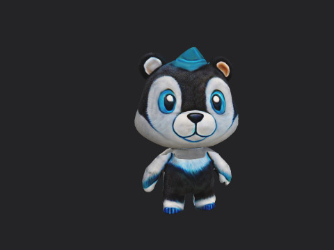 Plush toys 002 Model 3D