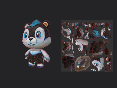 Plush toys 002 3D 모델