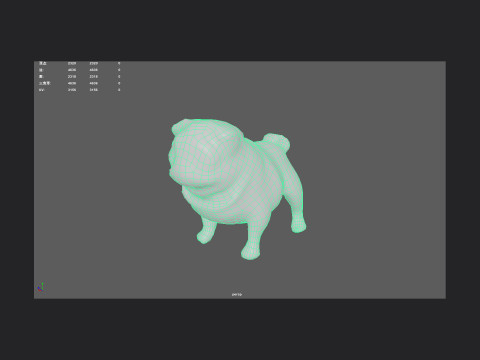 Shar pei Model 001 3D मॉडल