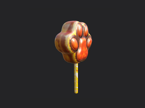 Cat Claw Candy 001 3D मॉडल