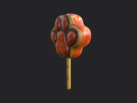 Cat Claw Candy 001 3D मॉडल