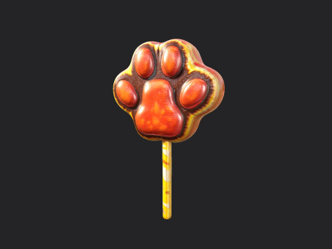 Cat Claw Candy 001 3D मॉडल