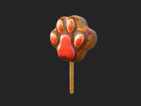 Cat Claw Candy 001 3D मॉडल