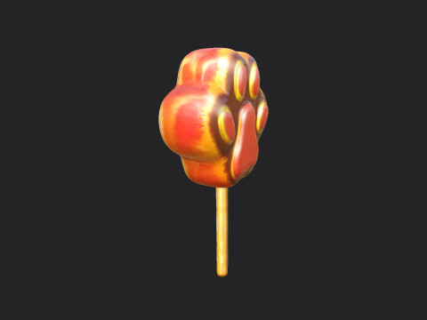 Cat Claw Candy 001 3D मॉडल