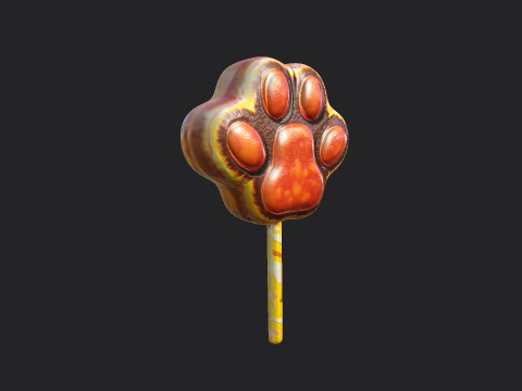 Cat Claw Candy 001 3D मॉडल