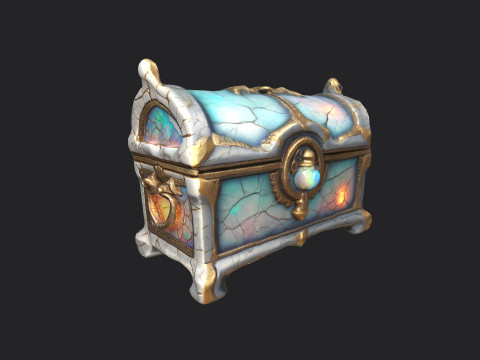 Treasure Chest 001 Modelo 3D