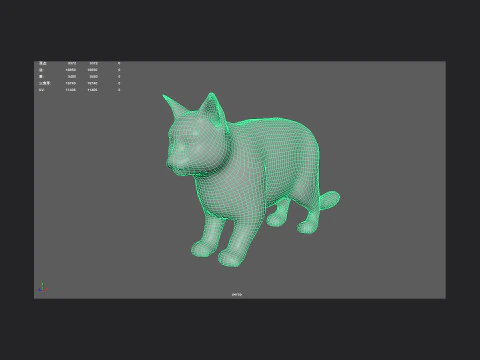 Gato 001 Modelo 3D