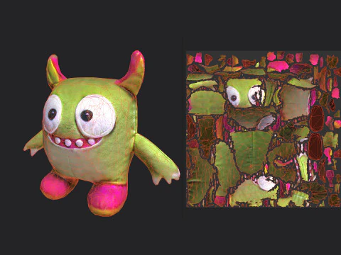 Plush toys 004 3D Model