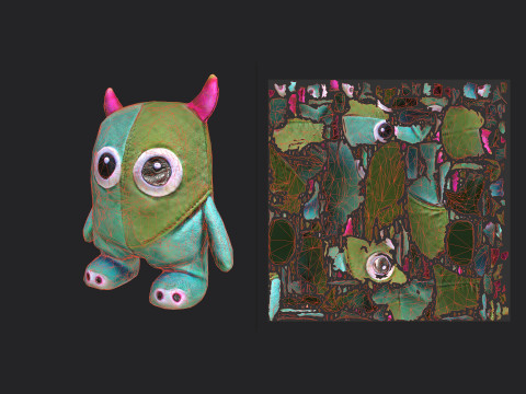 Plush toys 007 3Dモデル