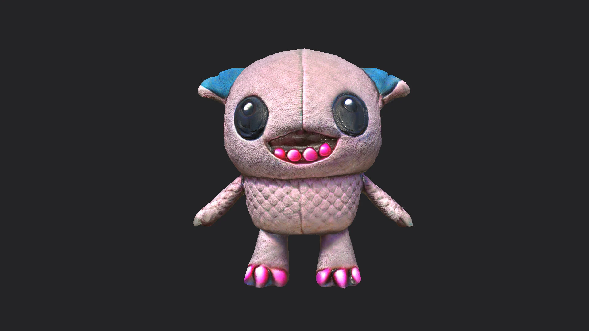 Plush toys 011 3D Model .c4d .max .obj .3ds .fbx .stl .blend