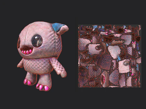 Plush toys 011 3D Model