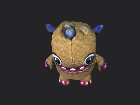 Plush toys 012 Model 3D