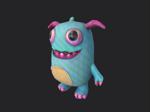 Plush toys 013 Model 3D