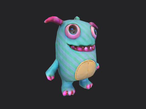 Plush toys 013 Model 3D