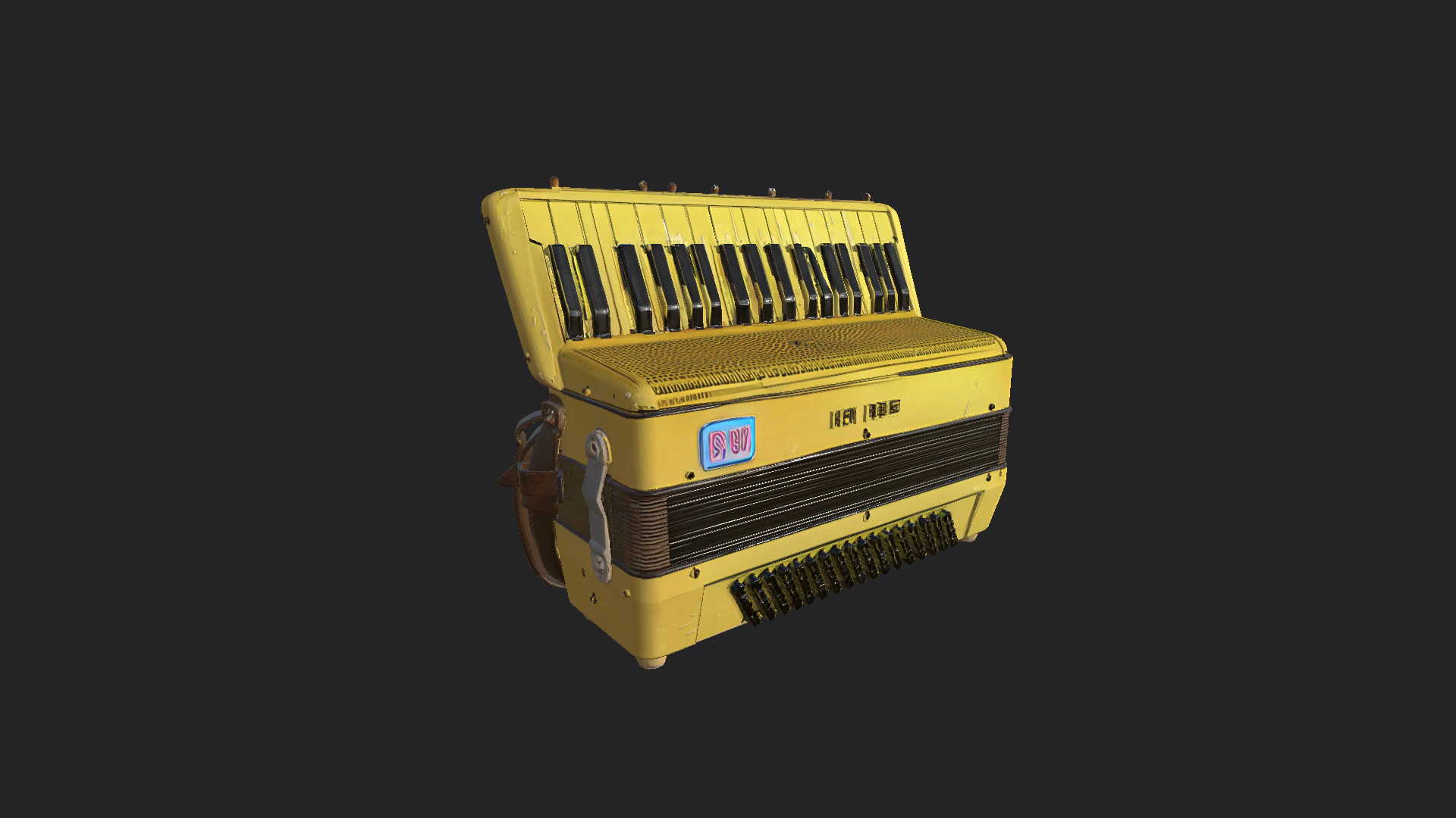 Fisarmonica 001 Modello 3D .c4d .max .obj .3ds .fbx .stl .blend