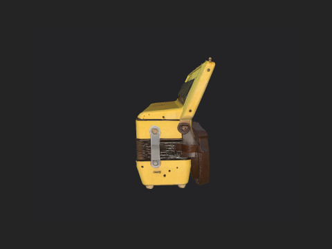 Accordion 001 3D Model