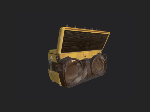 Accordion 001 3D Model