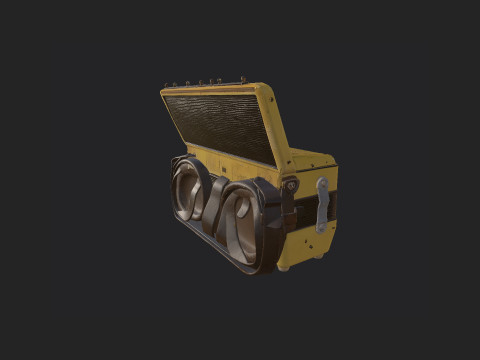 Accordion 001 3D Model