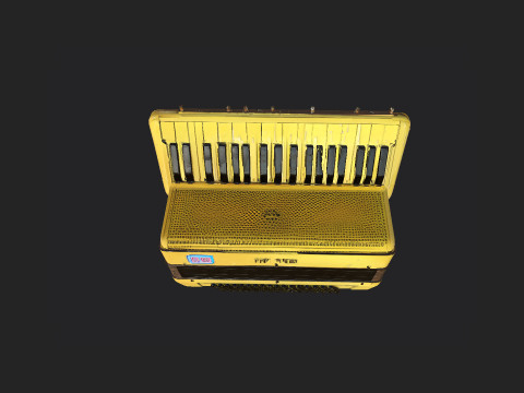 Accordion 001 3D Model