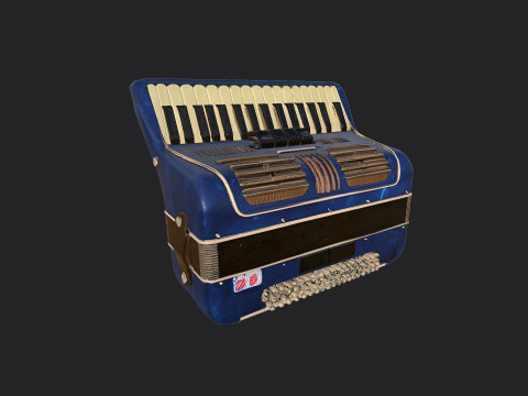Accordion 003 Model 3D