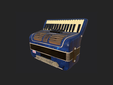 Accordion 003 3D Model
