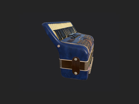 Accordion 003 3D Model