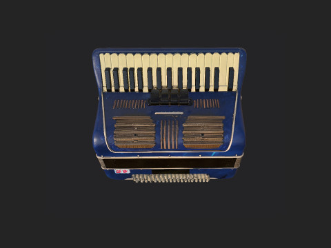 Accordion 003 3D Model