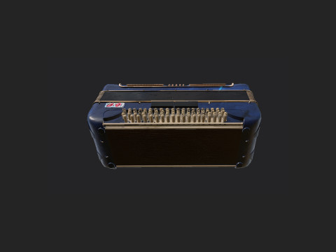 Accordion 003 3D Model