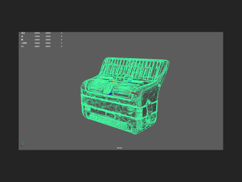 Accordion 003 3D Model