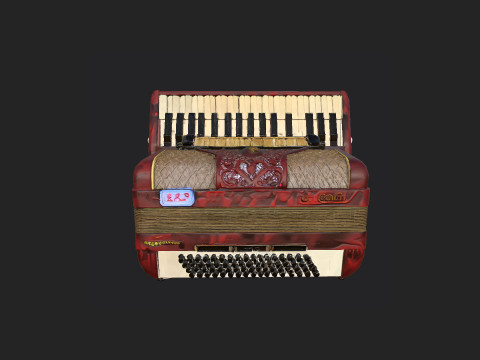 Accordion 005 3D Model