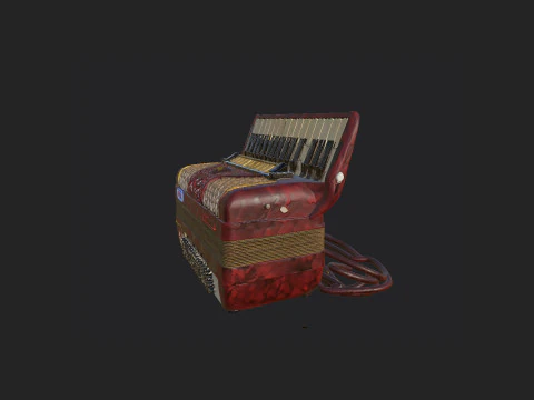 Fisarmonica 005 Modello 3D