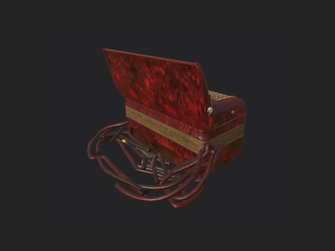 Accordion 005 3D Model