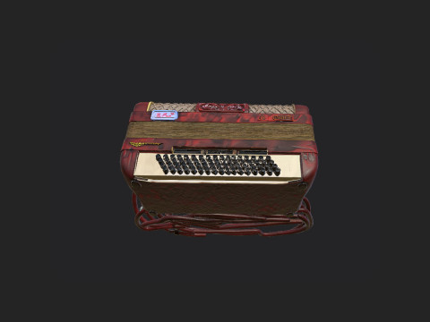 Accordion 005 3D Model
