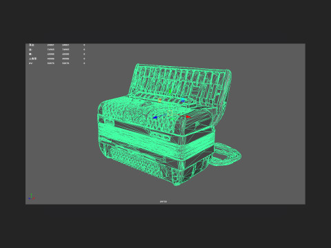 Accordion 005 3D Model