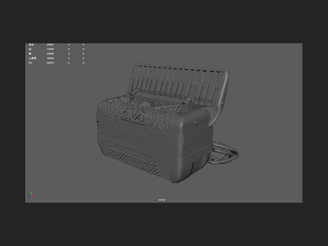 Fisarmonica 005 Modello 3D