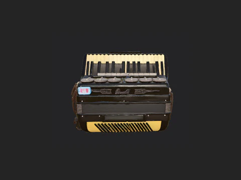 Accordion 004 3D Model