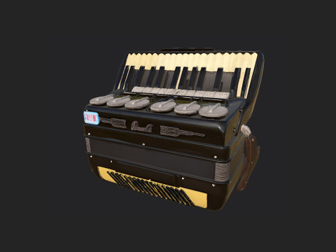 Accordion 004 Model 3D